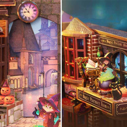 Magic Alley | DIY Book Nook Miniature House Kit 3D Wooden Model DIY Gift Puzzle