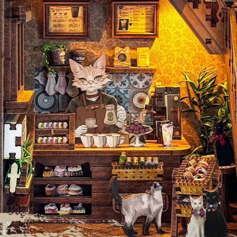Caramel Dream | DIY Book Nook Miniature House Kit 3D Wooden Model DIY Gift Puzzle
