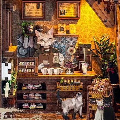 Caramel Dream | DIY Book Nook Miniature House Kit 3D Wooden Model DIY Gift Puzzle