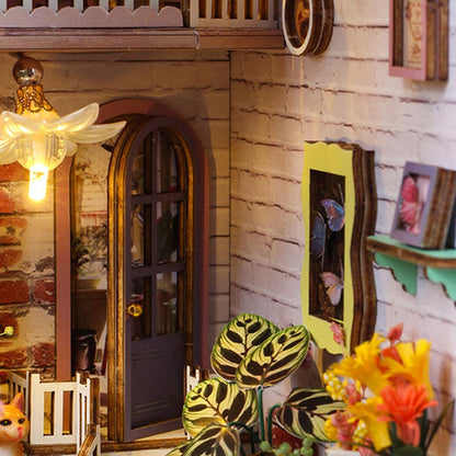 Flower House | DIY Book Nook Miniature House Kit 3D Wooden Model DIY Gift Puzzle
