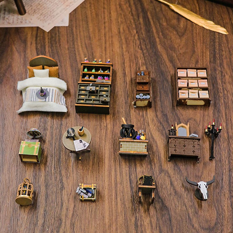 Mira Magic House | DIY Book Nook Miniature House Kit 3D Wooden Model DIY Gift Puzzle