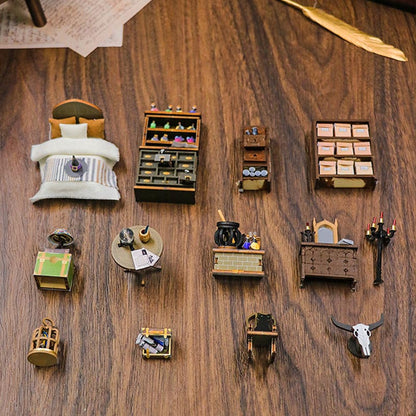 Mira Magic House | DIY Book Nook Miniature House Kit 3D Wooden Model DIY Gift Puzzle