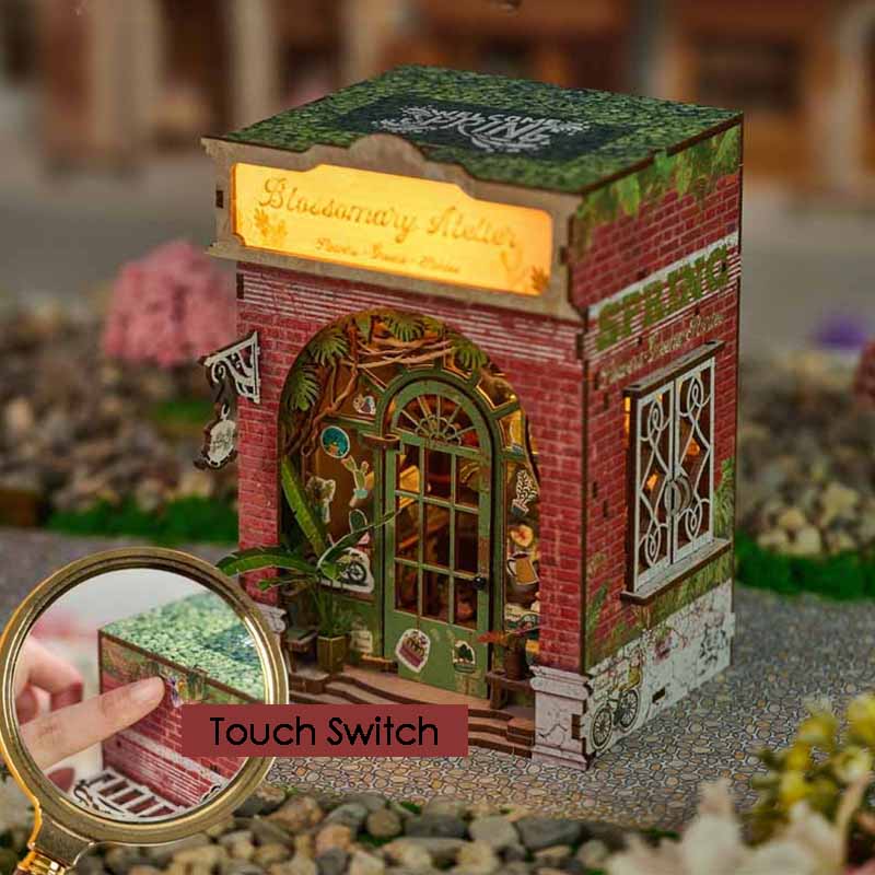 Blossomary Atelier | DIY Book Nook Miniature House Kit 3D Wooden Model DIY Gift Puzzle