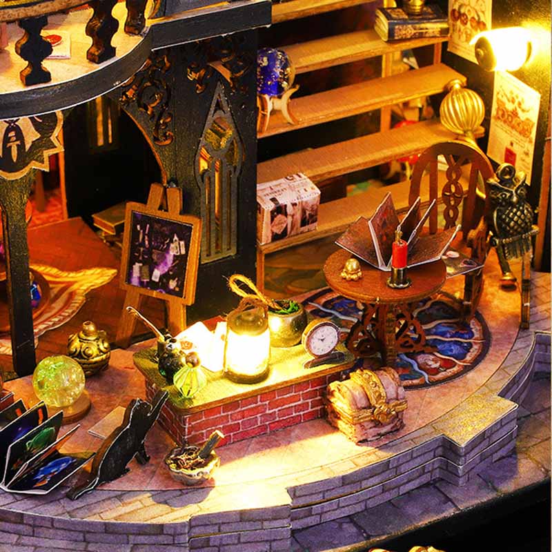 Luna Magic House | DIY Miniature House Kit 3D Wooden Model DIY Gift Puzzle