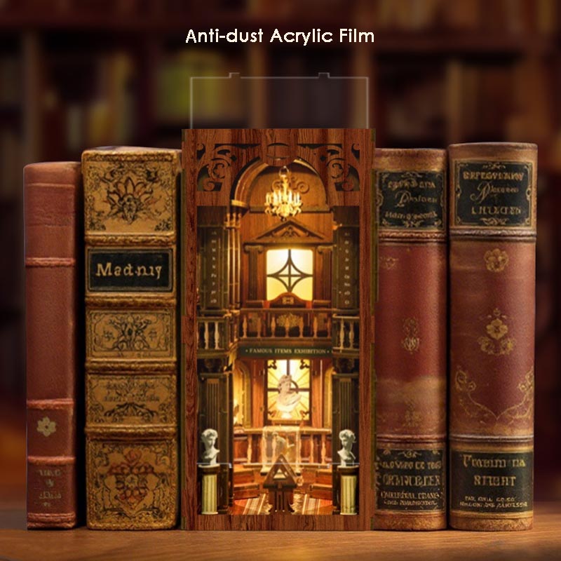 Philosophy Library | DIY Book Nook Miniature House Kit 3D Wooden Model DIY Gift Puzzle