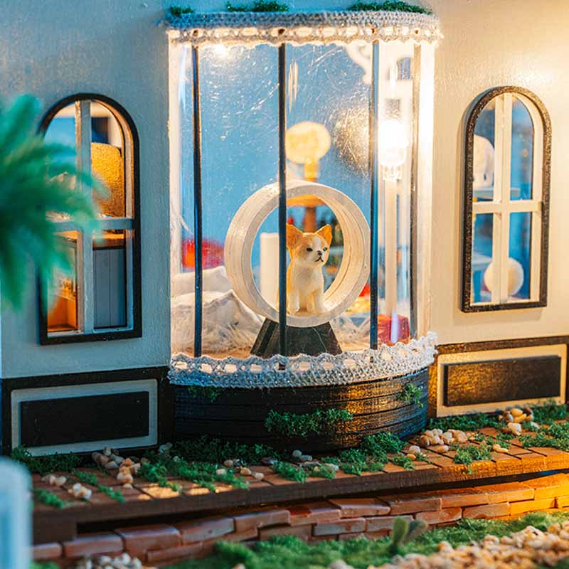 Pet Club Pet Shop | DIY Miniature House Kit 3D Wooden Model DIY Gift Puzzle