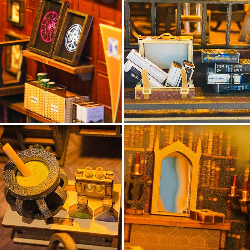 Mira Magic House | DIY Book Nook Miniature House Kit 3D Wooden Model DIY Gift Puzzle