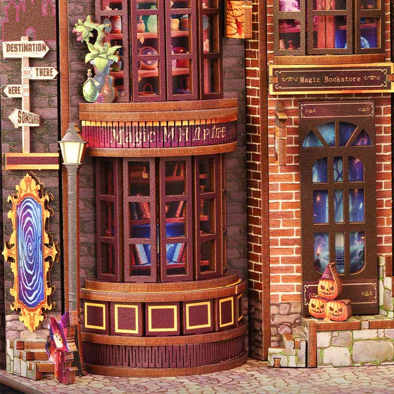 Magic Alley | DIY Book Nook Miniature House Kit 3D Wooden Model DIY Gift Puzzle
