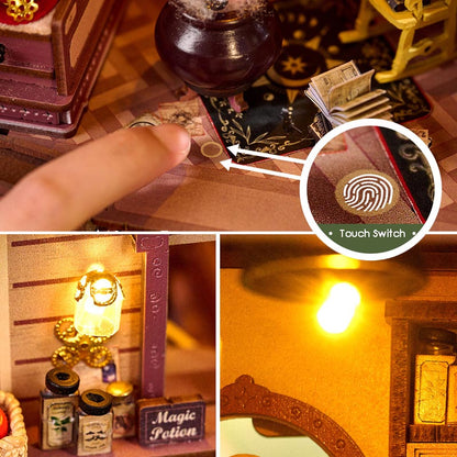 Merchant's Traveling Wagon | DIY Miniature House Kit 3D Wooden Model DIY Gift Puzzle