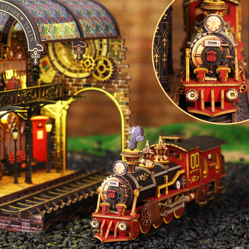 Zero Platform | DIY Book Nook Miniature House Kit 3D Wooden Model DIY Gift Puzzle
