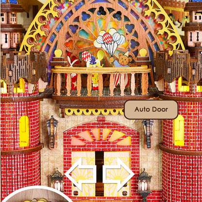 Annecy Castle Merry-Go-Round Circus | DIY Miniature House Kit 3D Wooden Model DIY Gift Puzzle