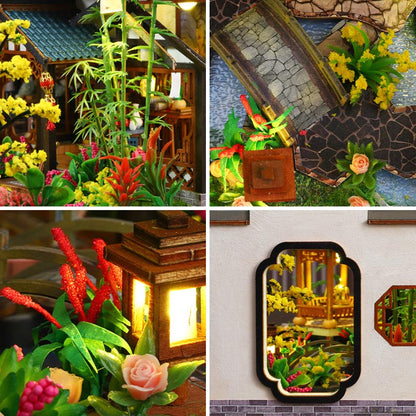 Chinese Ancient Villa | DIY Miniature House Kit 3D Wooden Model DIY Gift Puzzle