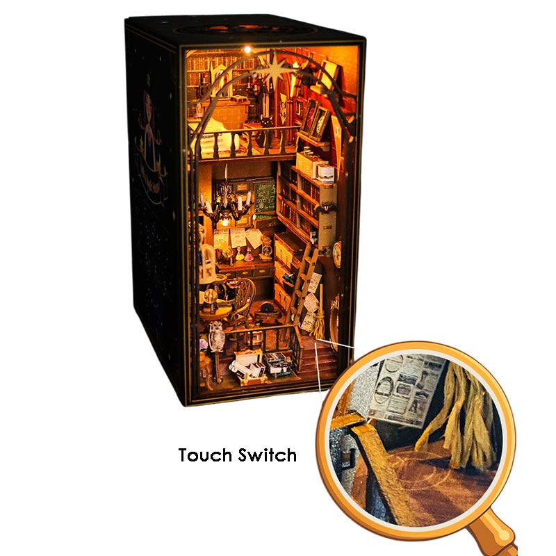 Mira Magic House | DIY Book Nook Miniature House Kit 3D Wooden Model DIY Gift Puzzle