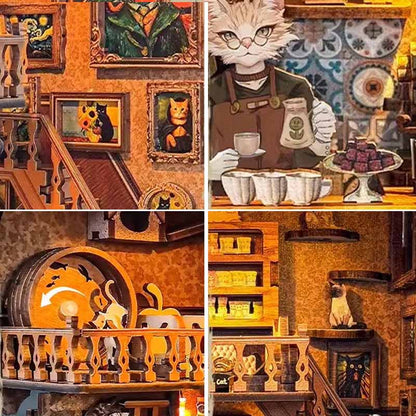 Caramel Dream | DIY Book Nook Miniature House Kit 3D Wooden Model DIY Gift Puzzle