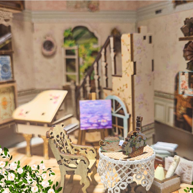 Countryside Dairy | DIY Book Nook Miniature House Kit 3D Wooden Model DIY Gift Puzzle