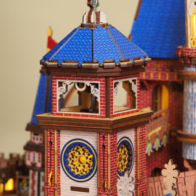 Annecy Castle Merry-Go-Round Circus | DIY Miniature House Kit 3D Wooden Model DIY Gift Puzzle