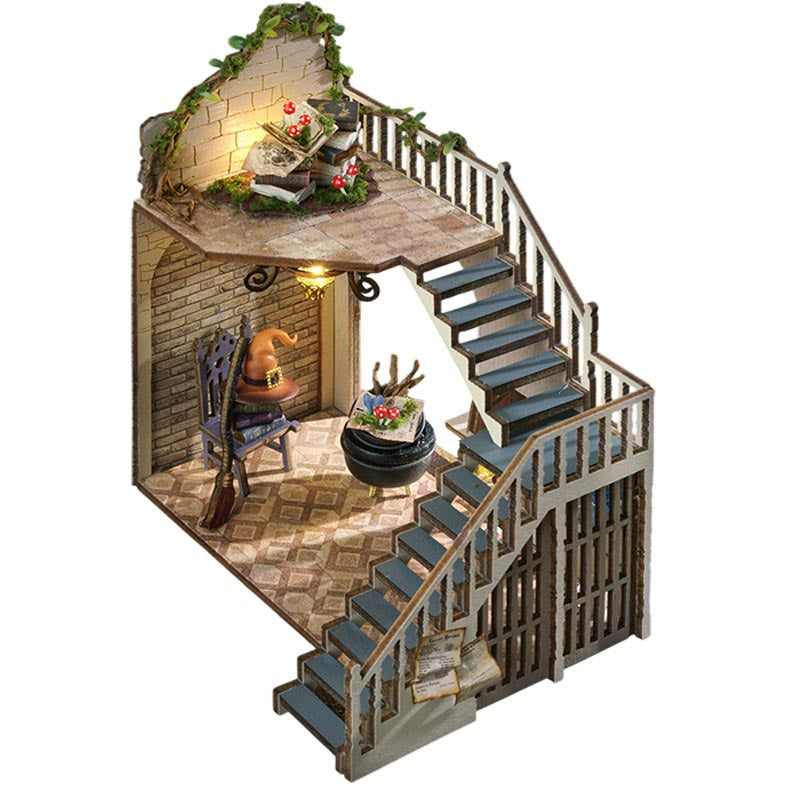 Magic House | DIY Miniature House Kit 3D Wooden Model DIY Gift Puzzle