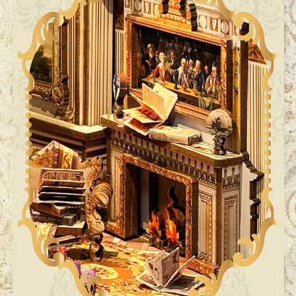 Baroque Dream | DIY Book Nook Miniature House Kit 3D Wooden Model DIY Gift Puzzle