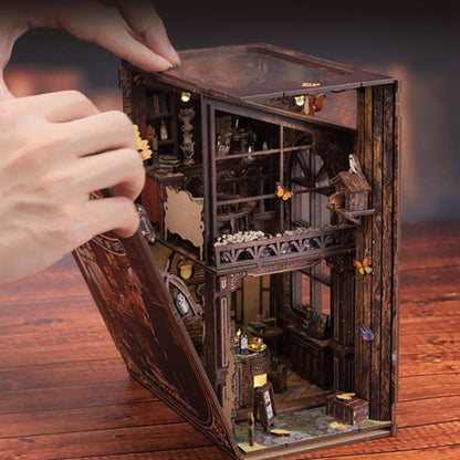 Serenity Coffee House | DIY Book Nook Miniature House Kit 3D Wooden Model DIY Gift Puzzle