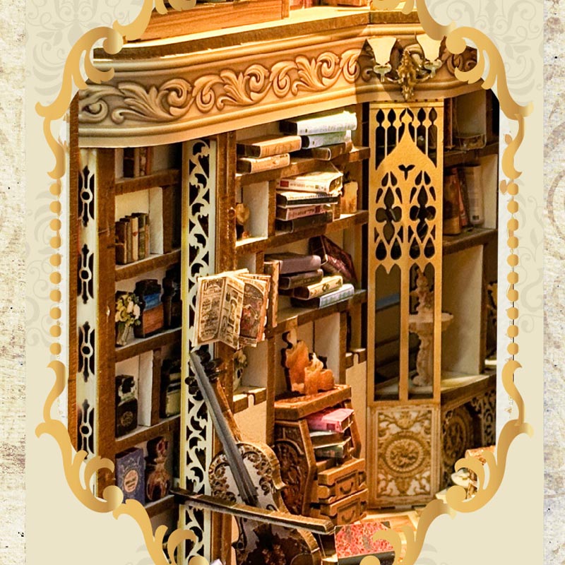 Baroque Dream | DIY Book Nook Miniature House Kit 3D Wooden Model DIY Gift Puzzle