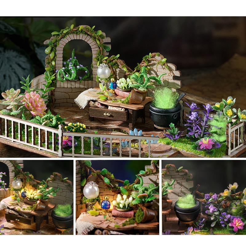 Magic House | DIY Miniature House Kit 3D Wooden Model DIY Gift Puzzle