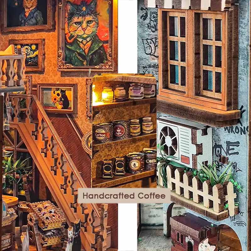 Caramel Dream | DIY Book Nook Miniature House Kit 3D Wooden Model DIY Gift Puzzle
