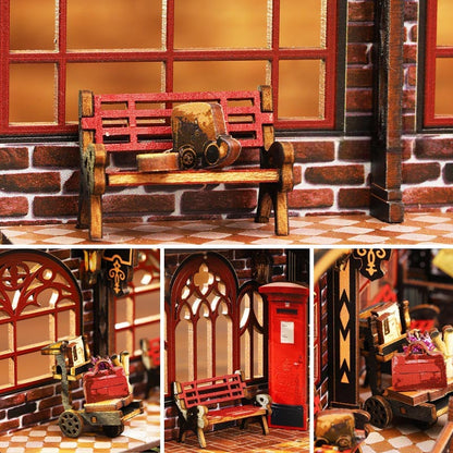 Zero Platform | DIY Book Nook Miniature House Kit 3D Wooden Model DIY Gift Puzzle
