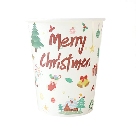 Merry Christmas party paper disposable cup for Christmas party