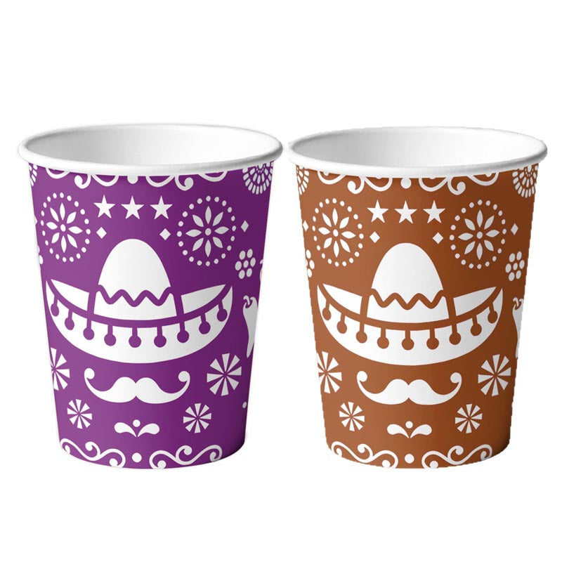 Mexican Fiesta 9oz Cup 50Pcs