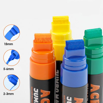 15mm Acrylic Jumbo Marker 10 Colors