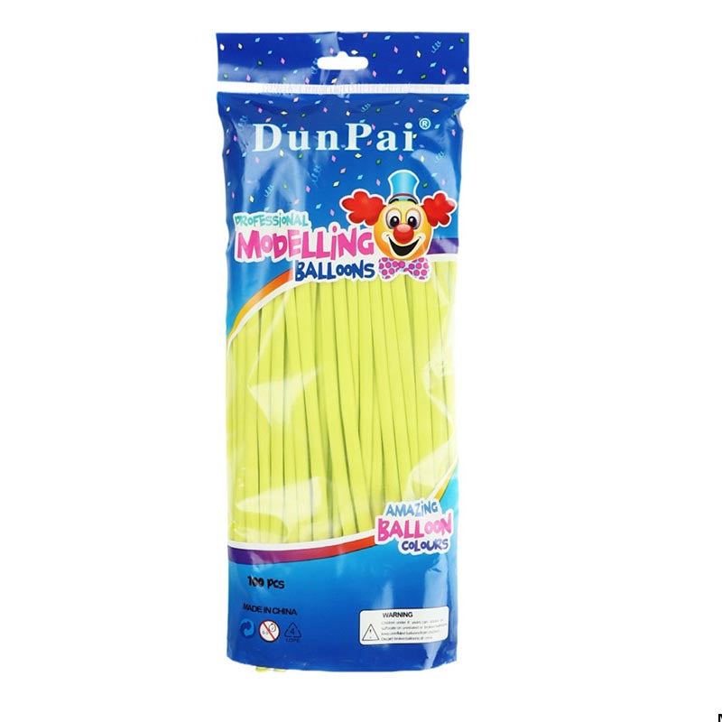 Macaroon Colored 260 Long 1.8g High Quality Thicken Latex Balloons Twisting Balloon for Animals Modeling 100Pcs