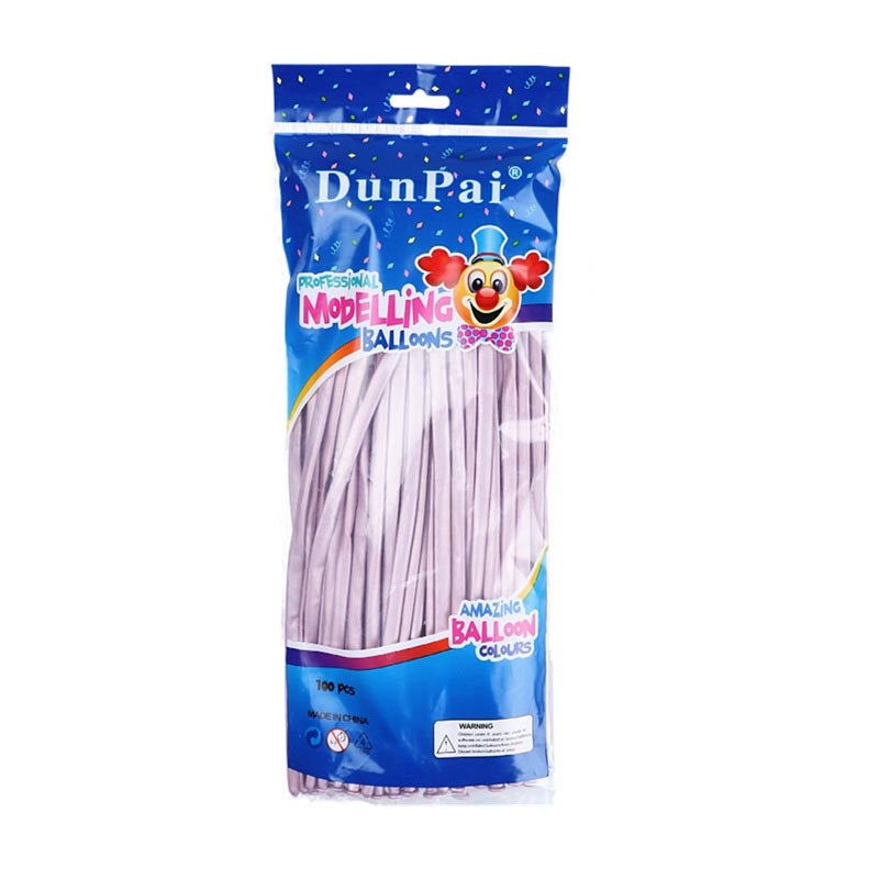 Metallic Colored 260 Long 1.8g High Quality Thicken Latex Balloons Twisting Balloon for Animals Modeling 100Pcs