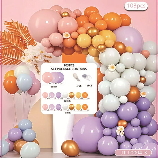 Balloon Garland Arch Kit B 103Pcs  ARCH#20 MACAROON