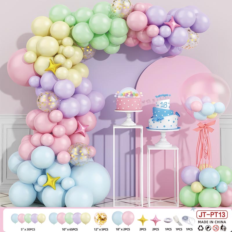 Balloon Garland Arch Kit F 109Pcs  ARCH#68 MACAROON