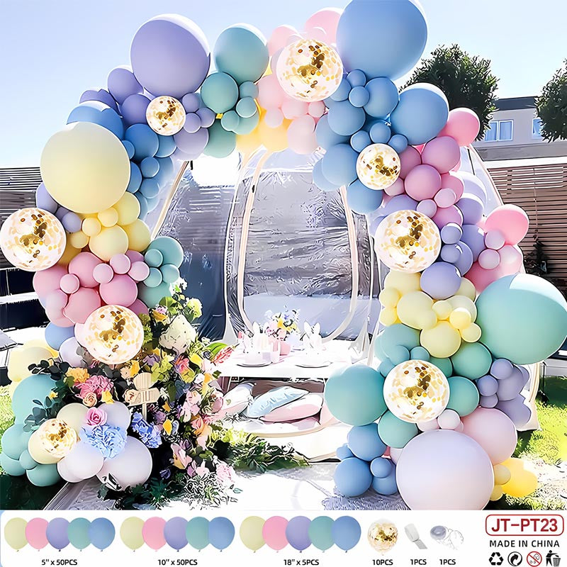 Balloon Garland Arch Kit F 117Pcs  ARCH#71 MACAROON