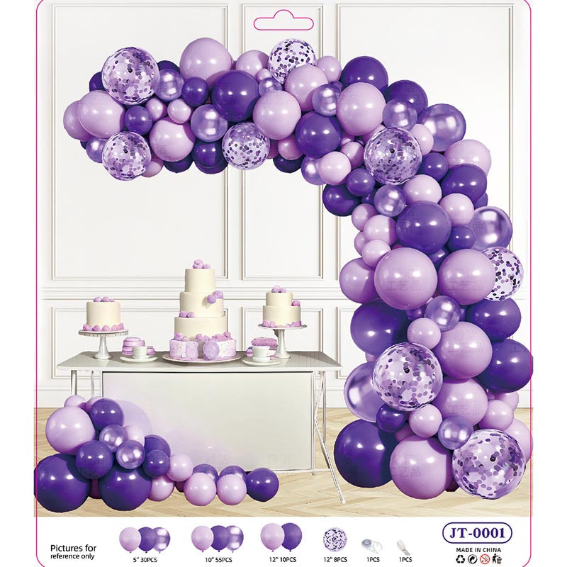 Balloon Garland Arch Kit G 105Pcs  ARCH#74 PURPLE