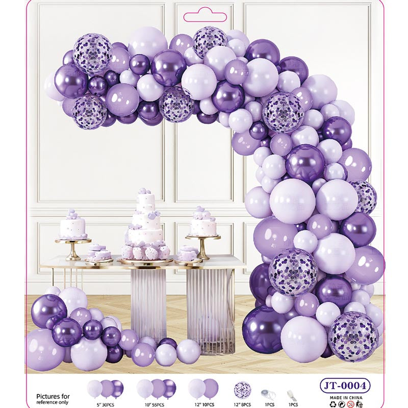 Balloon Garland Arch Kit G 105Pcs  ARCH#76 PURPLE