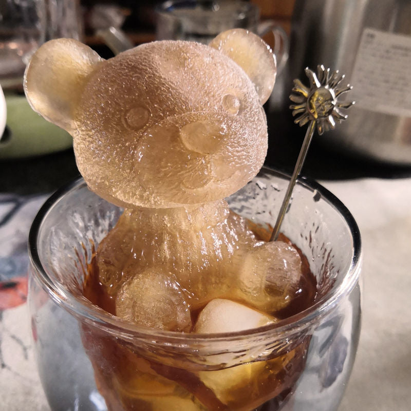 Bear Silicone Ice Cube Tray 4/8Pcs