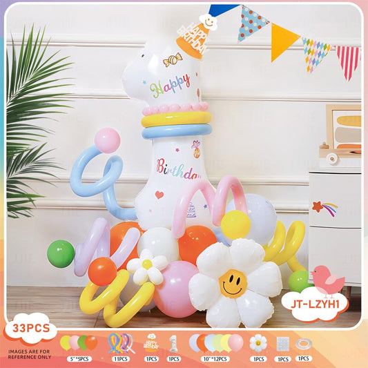 Birthday number 1 balloon DIY set for kids, boys, girls