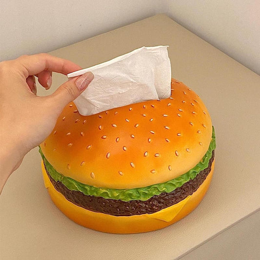 Hamburger Tissue Box Funny Decor