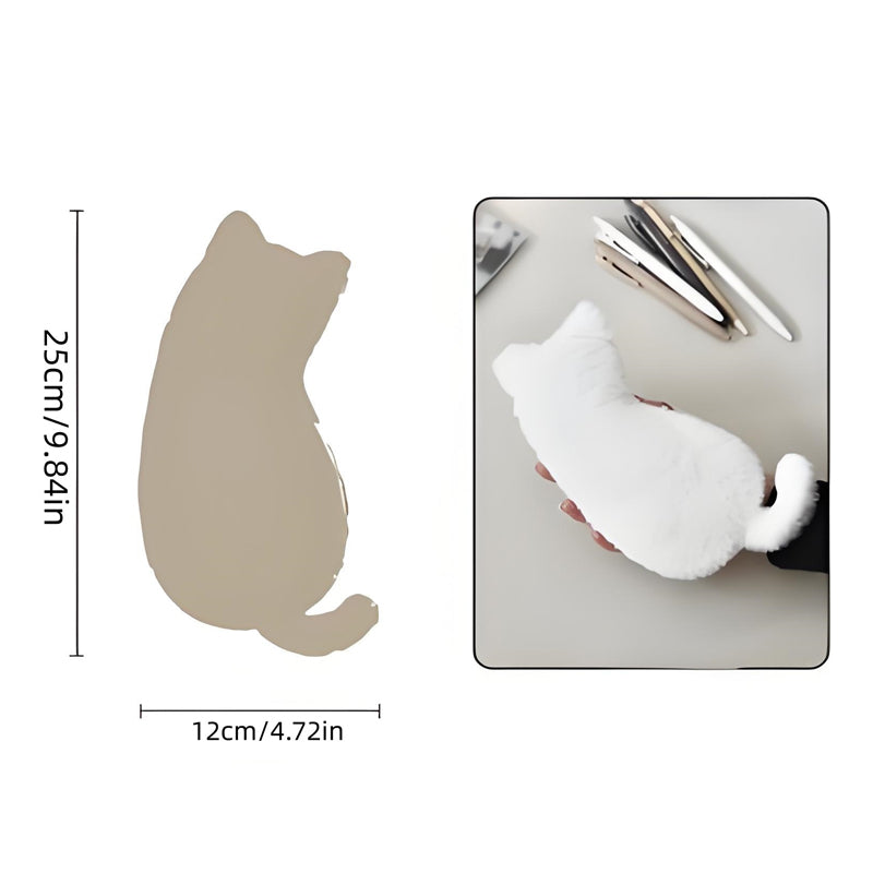 Stuffed Cat Pen Case Black/White/Grey/Brown