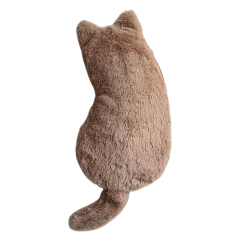 Stuffed Cat Pen Case Black/White/Grey/Brown