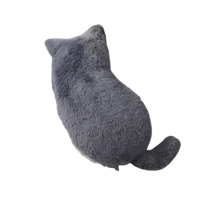 Stuffed Cat Pen Case Black/White/Grey/Brown