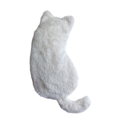 Stuffed Cat Pen Case Black/White/Grey/Brown
