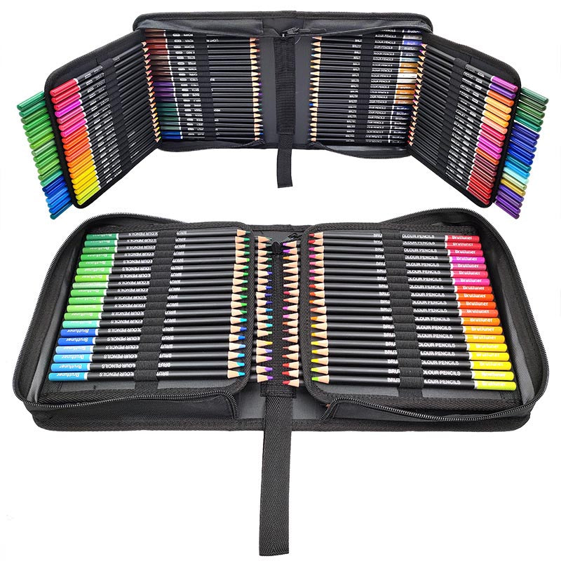 Oil Colored Pencils Bag Set Professional High Quality 120 Colors
