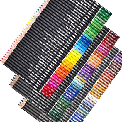 Oil Colored Pencils Bag Set Professional High Quality 120 Colors