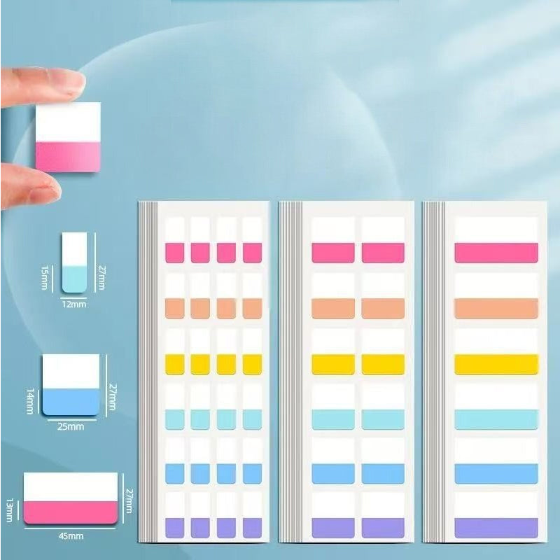 Colorful Sticky Index PET Tabs S/M/L