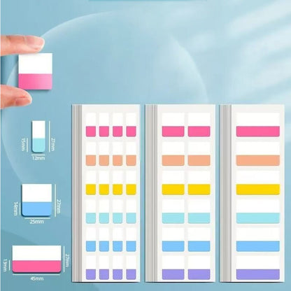 Colorful Sticky Index PET Tabs S/M/L