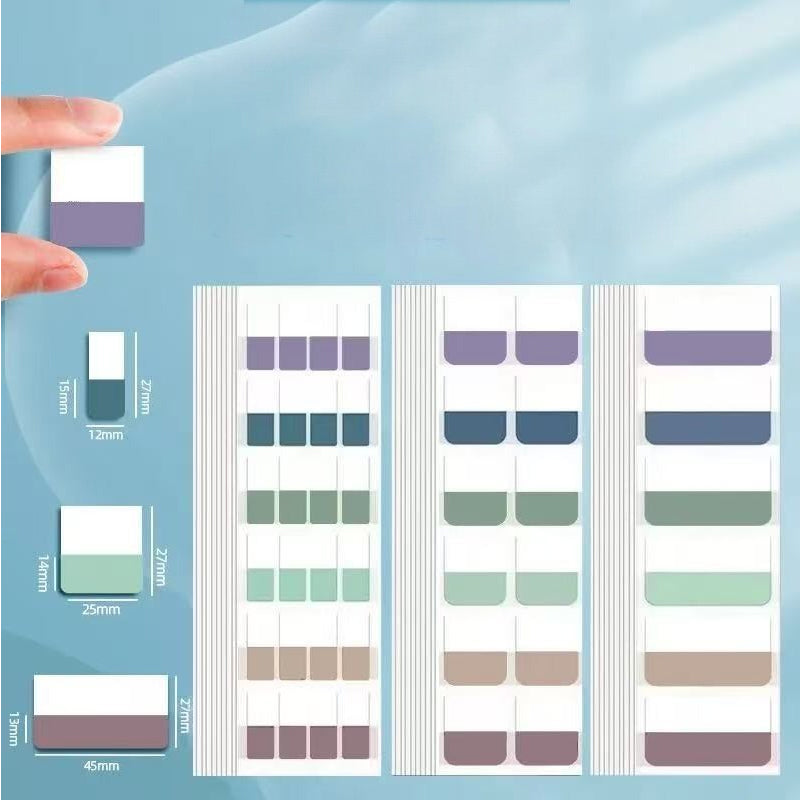 Colorful Sticky Index PET Tabs S/M/L