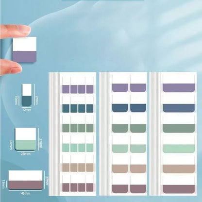 Colorful Sticky Index PET Tabs S/M/L